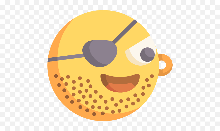 Pirata - Dot Emoji,Emoticon Pirata