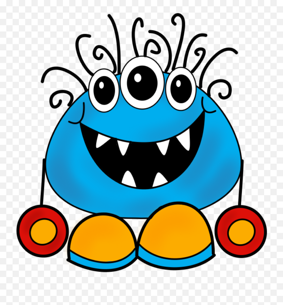 Monster Clip Art Cartoon Free Clipart Images 2 - Clipartix Monster Clip Art Free Emoji,Monster Emoji