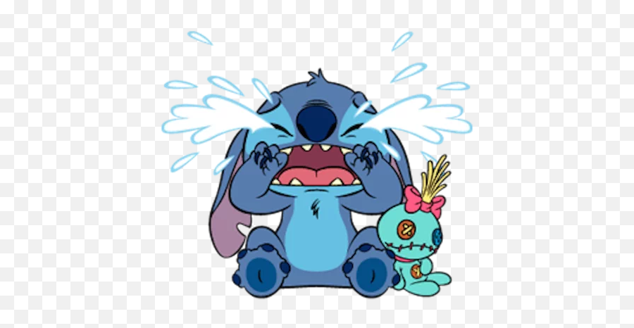 Telegram Sticker - Stitch Png Emoji,Emotion Llorando