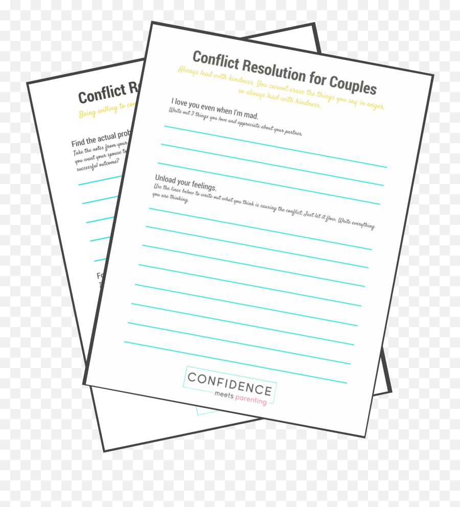 Conflict Resolution In Marriage With Printable Worksheet - Document Emoji,Worksheets To Work Through Emotions Conflict Resolution In Marriage With Printable Worksheet - Document Emoji,Worksheets To Work Through Emotions