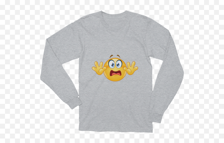Unisex Surrender Emoji Long Sleeve T - Long Sleeve,Surrender Emoji Unisex Surrender Emoji Long Sleeve T - Long Sleeve,Surrender Emoji