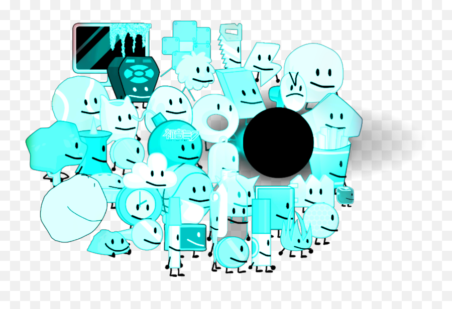 Frozen Tpotbfb Sticker By Taco Official Bfb - Bfb Foldy Bfdi Assets Emoji,Taco Emoji Transparent Backround