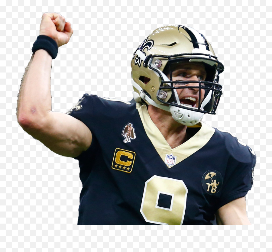 Drew Brees Transparent Image Png Arts - Revolution Helmets Emoji,Drew Magary Emojis