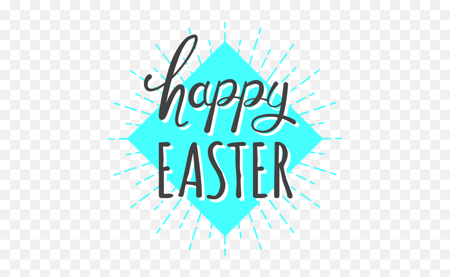 Happy Easter Blue Light Message - Dot Emoji,Happy Easter Emoticon