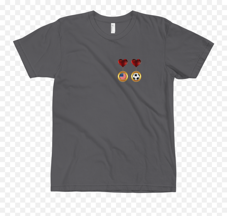 Usa Soccer T - Shirt Soccer Medal Us Flag Medal Emoji,Emoji Navy Flag