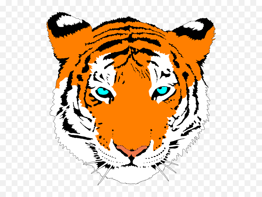 Clipart Money Tiger Clipart Money Tiger Transparent Free - Bengal Tiger Face Cartoon Emoji,Bengals Emoji