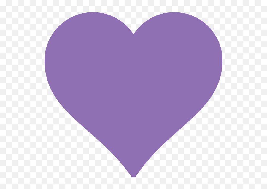 Purple Heart Clip - Purple Heart Png Emoji,Lilac Emoji