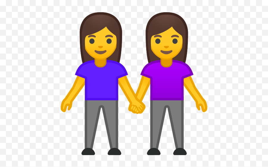 Women Holding Hands Emoji - Couple Holding Hands Emoji,Holding Hands Emoji