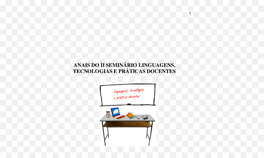 Pdf Anais Do Ii Seminário Linguagens Tecnologias E - Language Emoji,Ditados Populares Atraves De Emoticons