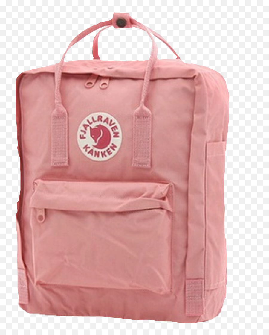 Kanken Backpack Bag Pink Sticker - Solid Emoji,Hand And Backpack Emoji