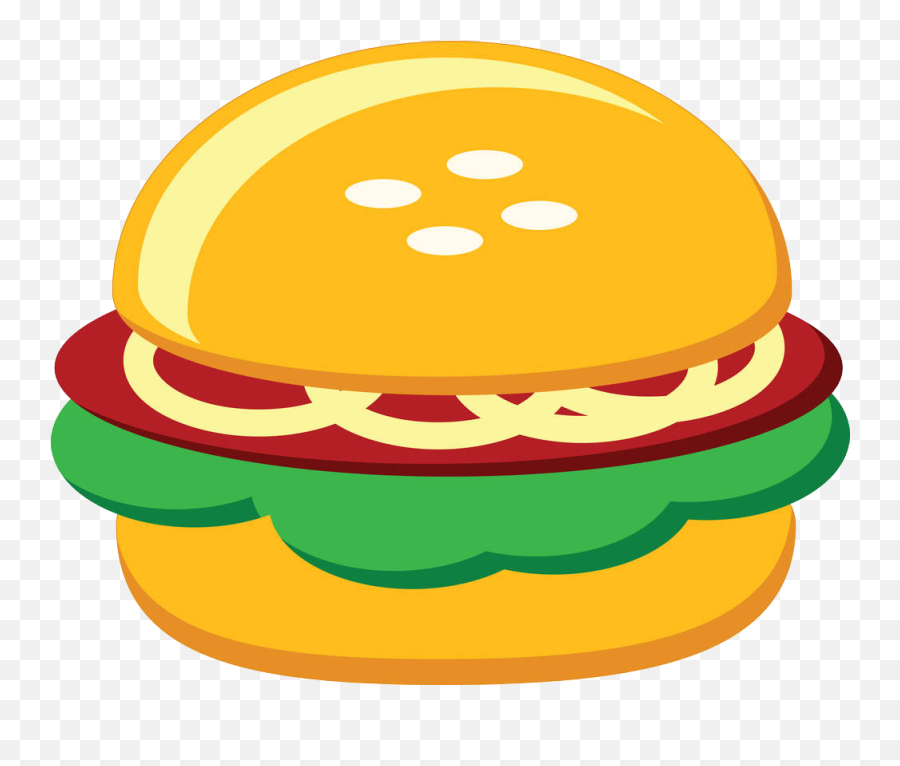 Foods Clipart Hamburger Foods Hamburger Transparent Free - Clip Art Burger Emoji,Missle Emoji
