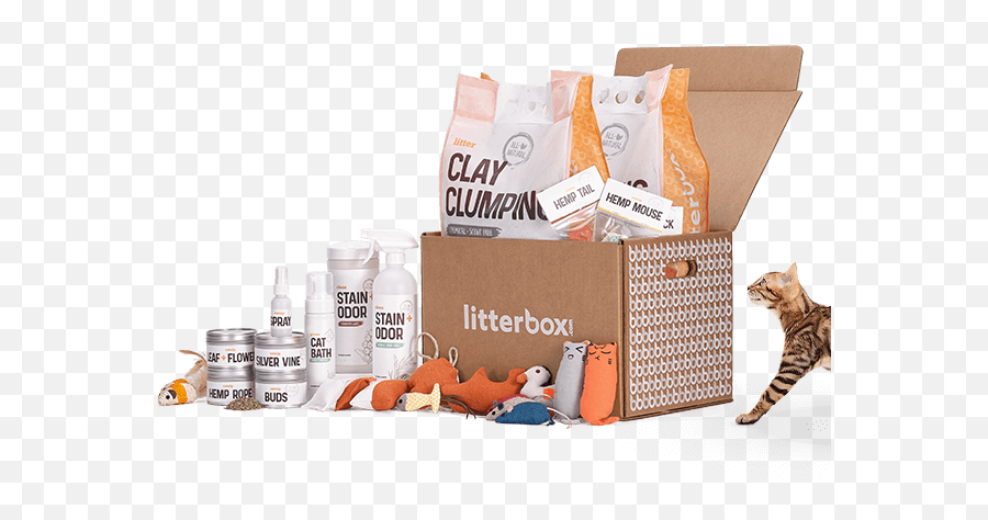 The Best Cat Litter Cat Toys Catnip U0026 More Litterboxcom - Cardboard Packaging Emoji,Cat Using Litter Box Emoticon