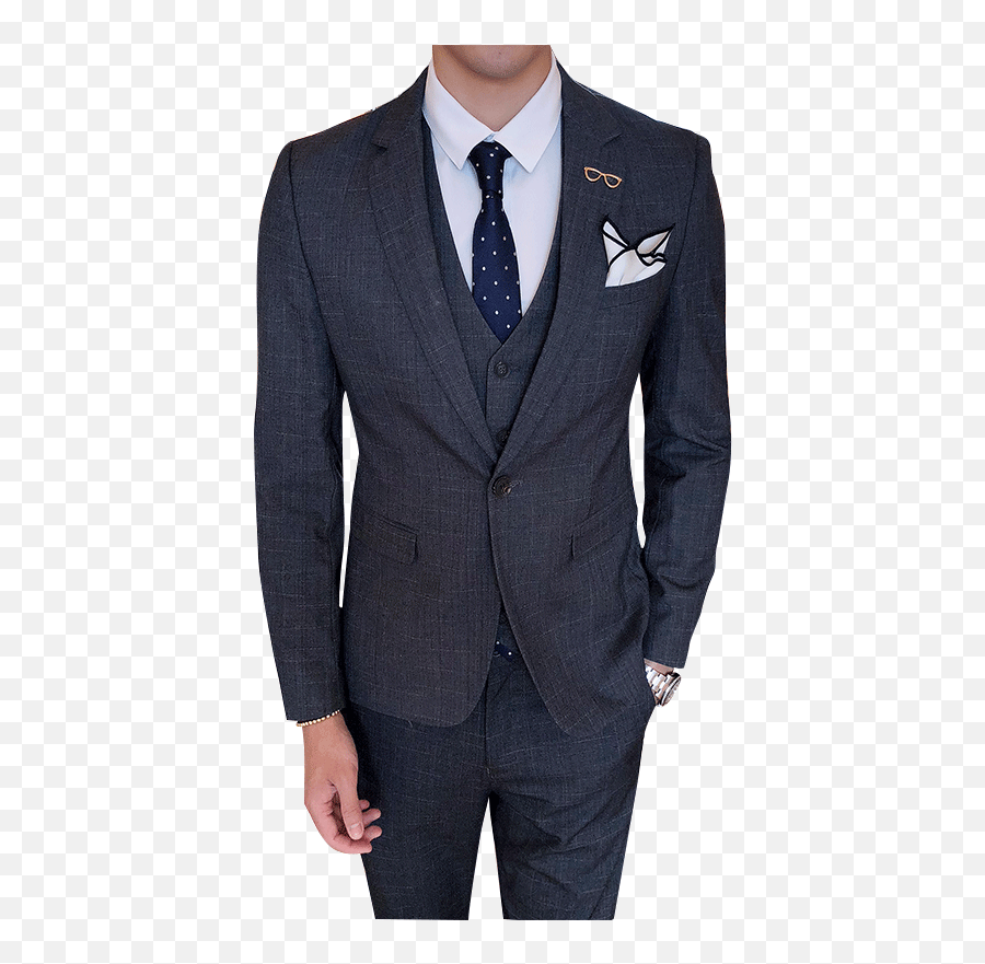 3pc Suit High Quality Business Wedding Dress 3 Piece Set Mens Blazerpantsvest Spring And Autumn Male Suits - Gentleman Emoji,Bike Vest Emoji