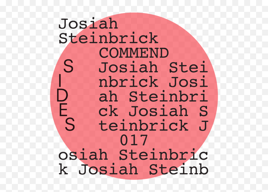 Commend Sides017 U2013 Josiah Steinbrick Emoji,Emotion Album 600x600