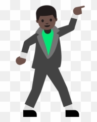 Dancing Cartoon Gif Png Transparent Png - Man Dancing Emoji,Animated Art Person Emoji