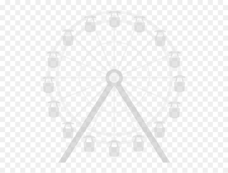 Free Ferris Wheel Silhouette Simple - White Ferris Wheel Png Emoji,Ferris Wheel Emoji