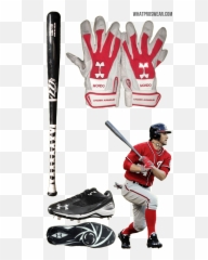 Bryce Harper Batting Gloves - Baseball Bat Bryce Harper Bat Emoji,Bryce Harper 100 Emojis