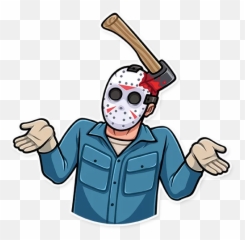 Telegram Sticker 22 From Collection Jason Voorhees - Jason Voorhees Sticker Whatsapp Emoji,Jason Friday The 13th Emoji