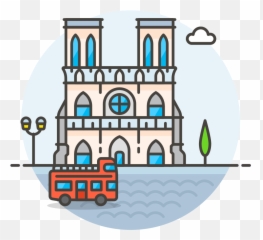 Notre Dame Icon - Notre Dame Icon Png Emoji,Notre Dame Emoji