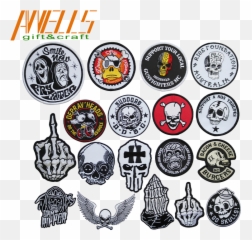 Embroidered Logo Patches China Tradebuy China Direct From - Dot Emoji,Emoticon Machine Embroidery Designs