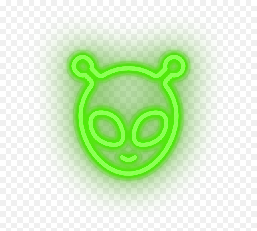 Alien Neon Sign - Space Led Neon Decor U2013 Neon Factory Dot Emoji,