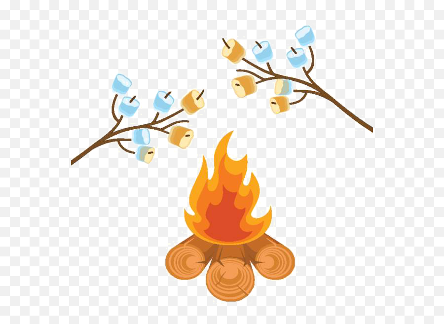 Bonfire Png Transparent Images Png All - Roasting Marshmallows Cartoon Emoji,Fire And Marshmallow Emoticons