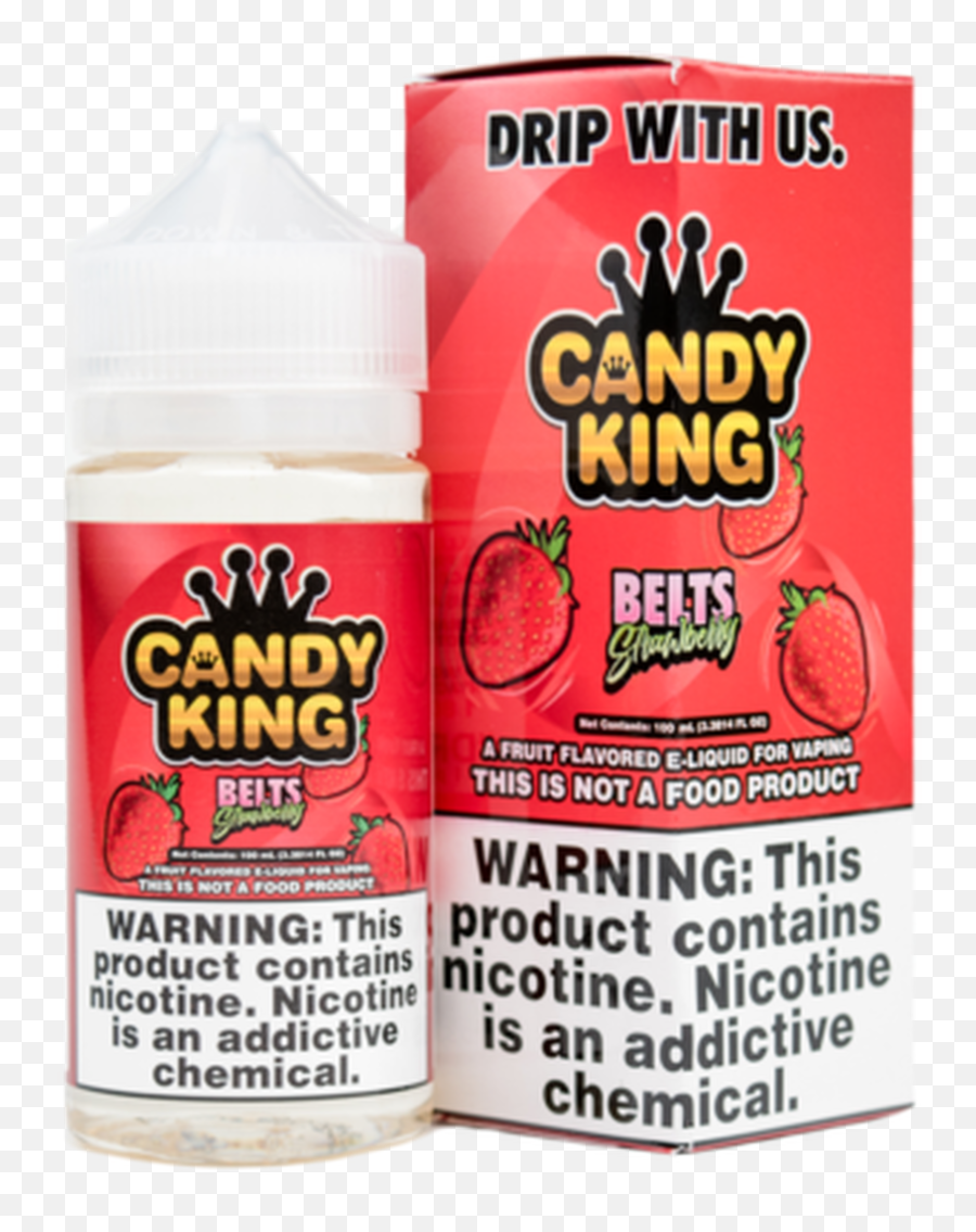 Candy King Premium E - Candy King 100 Belts Strawberry 6mg Emoji,Emoji Liquids Peach Rings Vape Juice