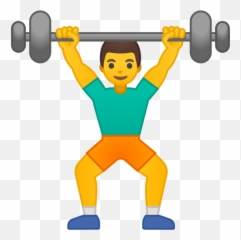 Weight Lifter Emoji Meaning With - Weight Emoji,Workout Emoji