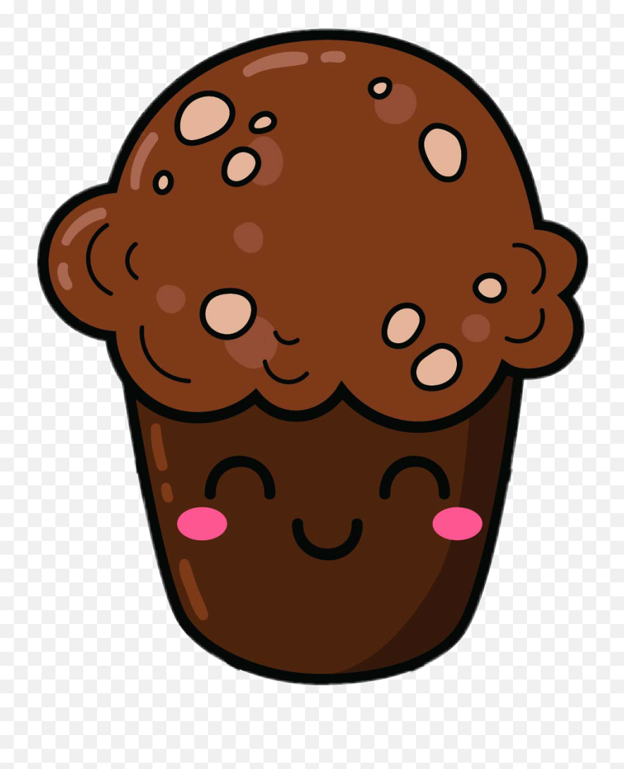 Cake Cupcake Sticker By Daniela Teixeira - Baking Cup Emoji,Emoji Face Cake