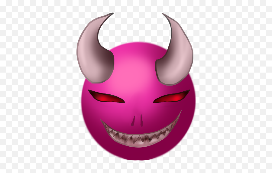 Demon Opengameartorg Emoji,Demon Face Emoticon