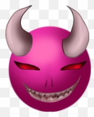 Demon Opengameartorg Emoji,Demon Face Emoticon