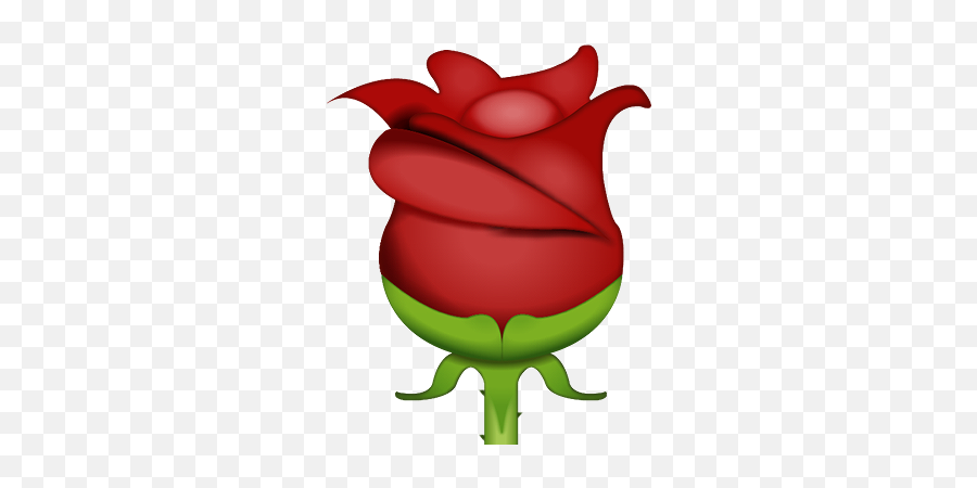 Rose Emoji Red Blossom Flower Bloom Sticker By Evlyn - Red Emoji Png,Blossom Emoji