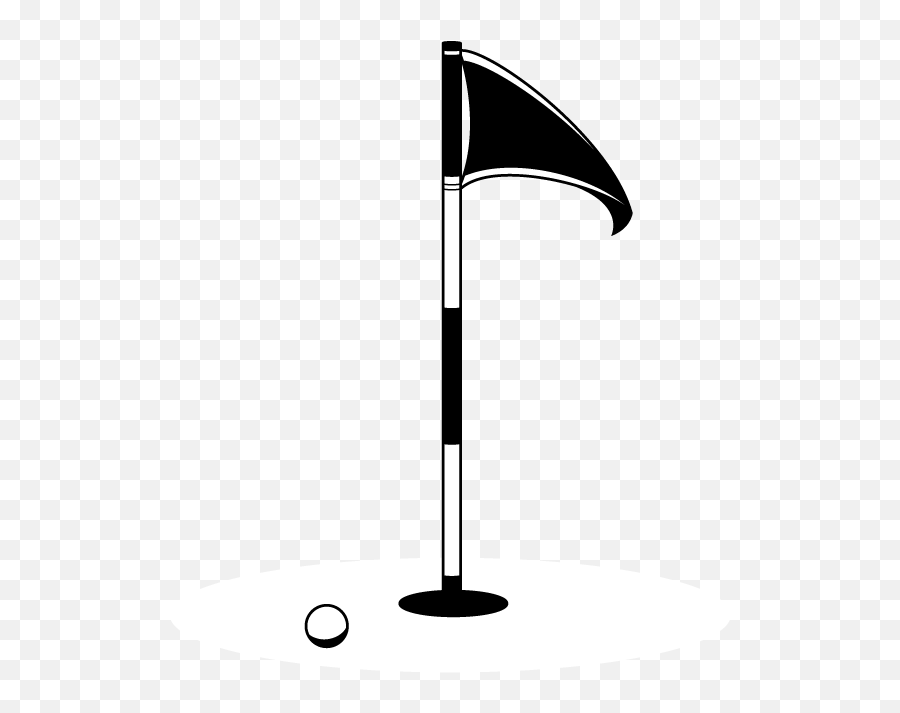 Golf Flag Png For Kids - Golf Flag Clip Art Black And White Emoji,Surrender Flag Emoticon