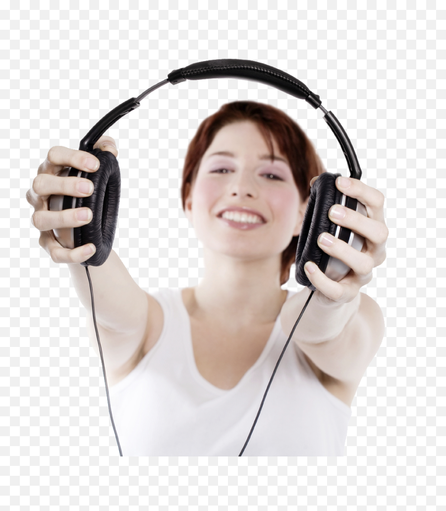 Girl Listening Music Headphone Png Png Mart Emoji,Emoji Headphone And Music