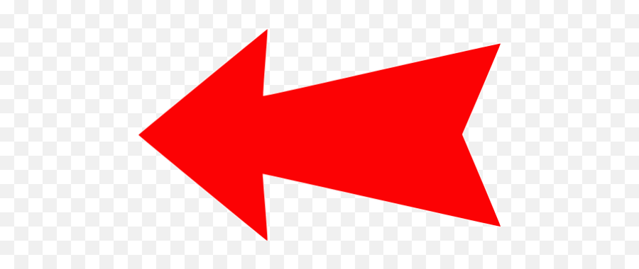 Red Arrow Left 4 Icon - Free Red Arrow Icons Emoji,Arrow Eyes Emoticon