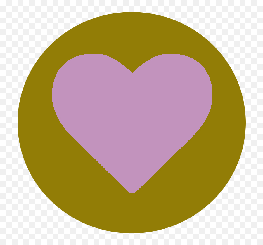 Large Circle Heart Light Violet W Lid Prairies And Petals Emoji,Heart Decoration Emoji