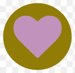 Large Circle Heart Light Violet W Lid Prairies And Petals Emoji,Heart Decoration Emoji