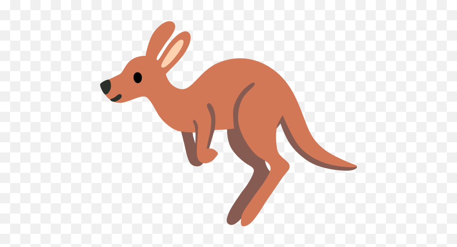 Kangaroo Emoji - Kangaroo Whatsapp Emoji Png,Emoji Jump