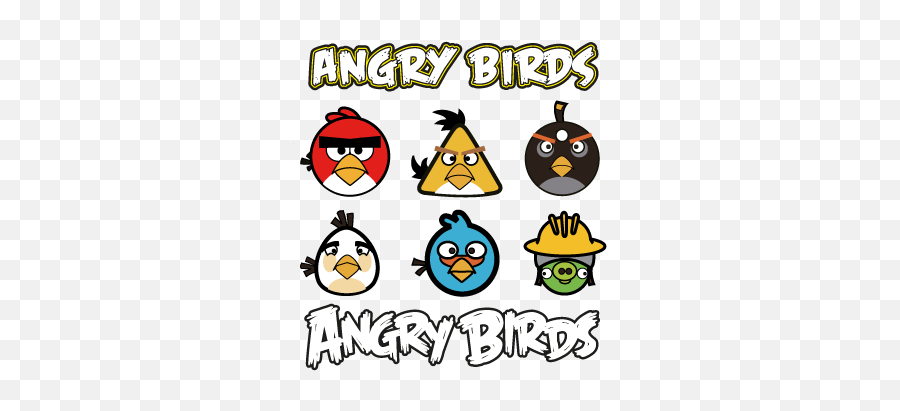 Angry Birds Logo Template Vector Free - Vector Angry Birds Logo Emoji,Angry Bird Emoticon