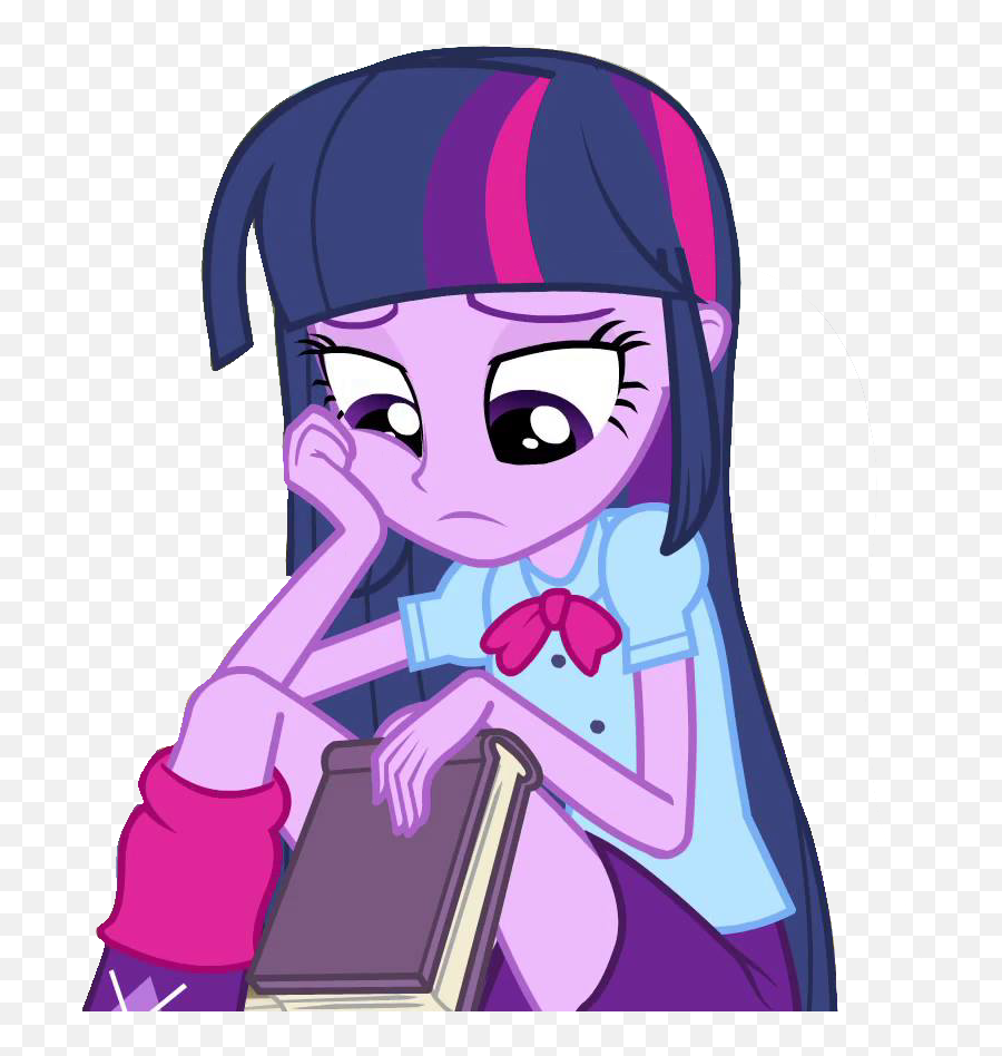 Download Hd Eqg Rainbow Rocks Twilight Sparkle Vector By - Twilight Sparkle Eqg Sad Vector Emoji,Sparkle Emoji Vector