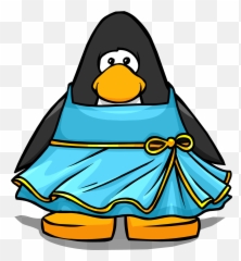 Blue - Club Penguin In A Dress Emoji,Emojis Dresses