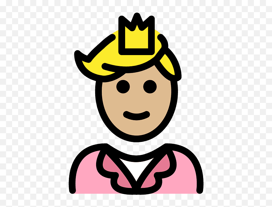 Prince Emoji Clipart - Happy,Fresh Prince Emoji Copy