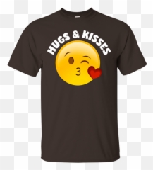Kisses Heart Kiss - Happy Emoji,Hug And Kiss Emoji