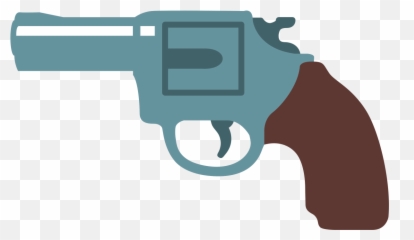 Cursed Emoji Sticker By Aquaraspberriez - Cursed Emoji Gun,Gun