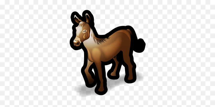 Horse Donkey Icon - Poezii Gradinita Animale Domestice Emoji,Horse Emoticon Svg Free