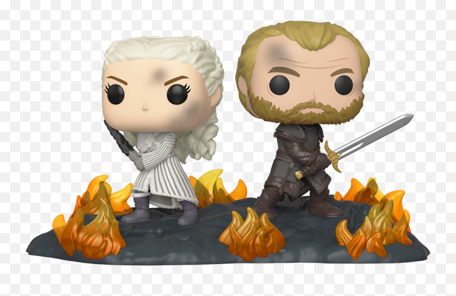 Pop Moments Game Of Thrones Daenerys And Jorah With Swords Gamestop - Daenerys And Jorah Funko Pop Emoji,Pop Art Boy Emotion