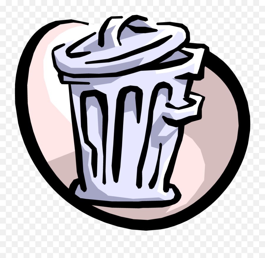 Clipart Bathroom Trashcan Clipart - Cool Trash Can Logo Emoji,Garbage Can Emoji
