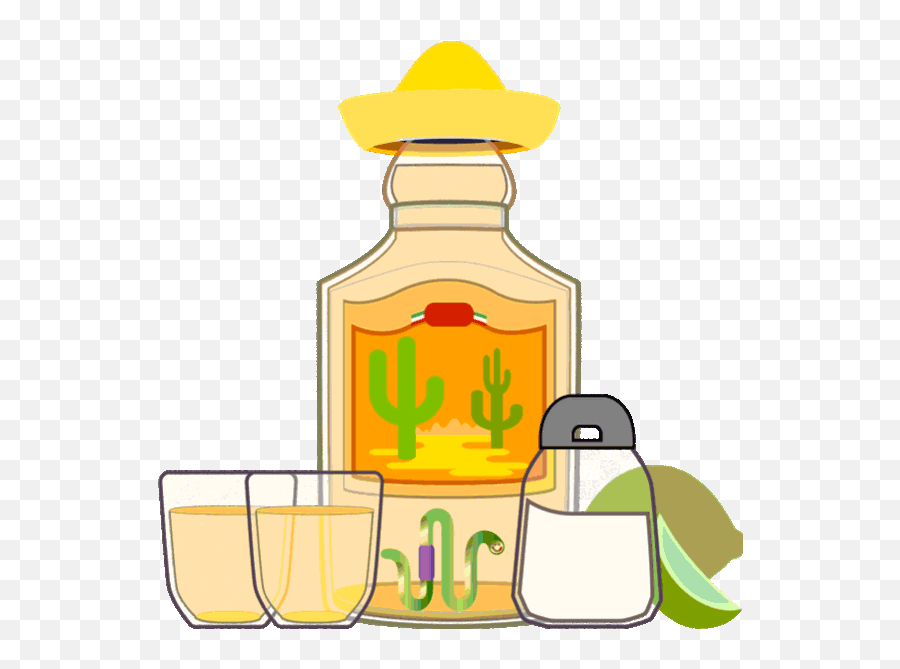 Smiley Emoji Emoticon - Tequila Animated Gif,Bottle Emojis