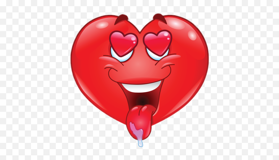 Heart Love Lust Sticker By Joe Herron - Corazon Loco De Amor Emoji,Lust Emoji
