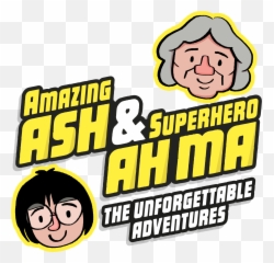 Amazing Ash U0026 Superhero Ah Ma - The Unforgettable Adventures Temple 58 Senyuji Emoji,Faces Emotions Abcd